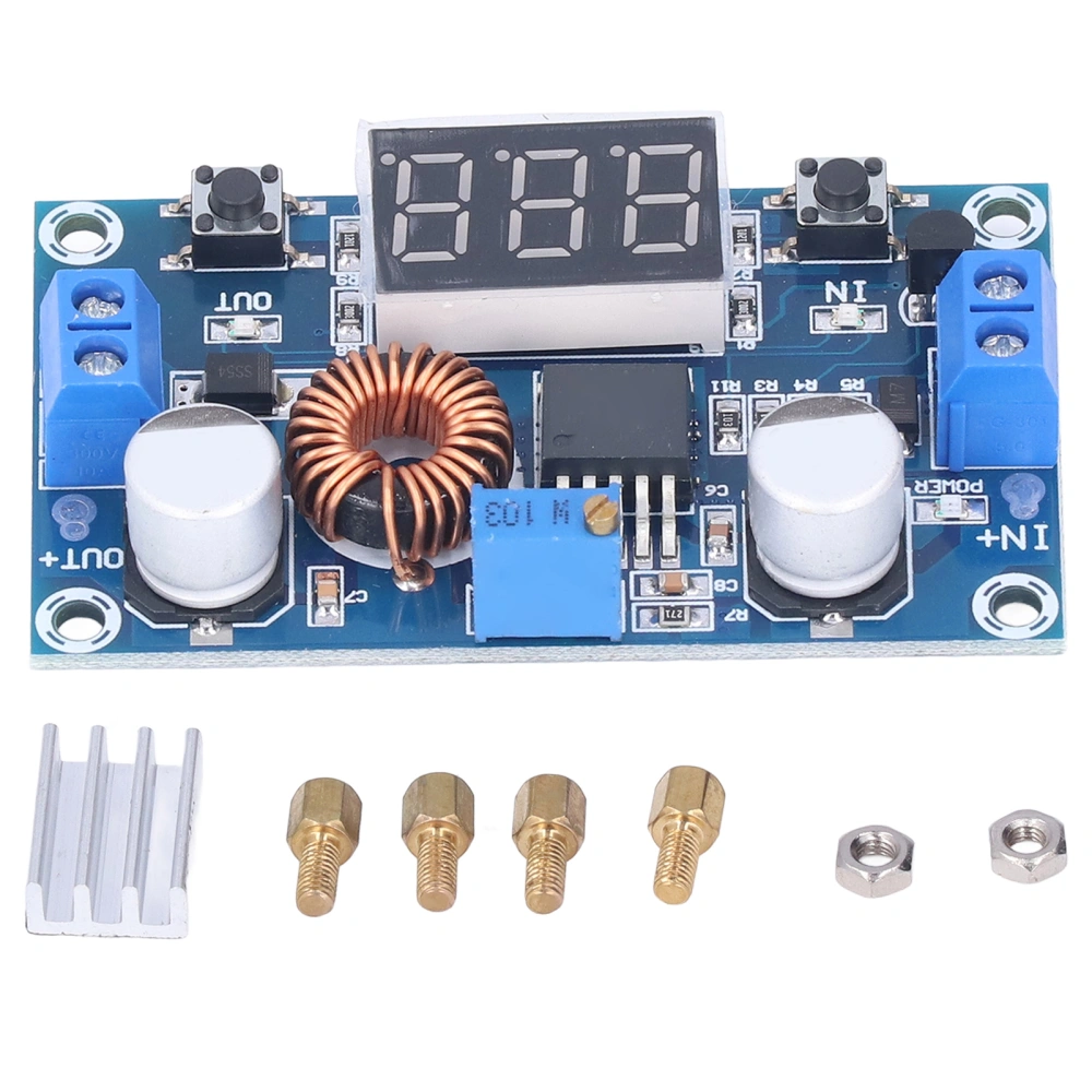 5A 75W DCDC High Power Buck Module Adjustable Voltage Display Converter Regulator Board XL4015