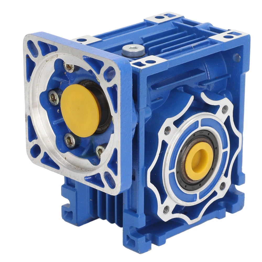 Worm Gear Reducer Speed Ratio 1:10 Small Gearbox Square Type for Stepper Servo Motor RV040