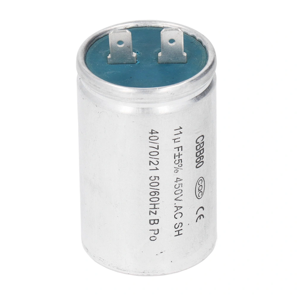 Motor Start Capacitor 11uf High Insulation Resistance Generator Starting Running Capacitor 450VAC