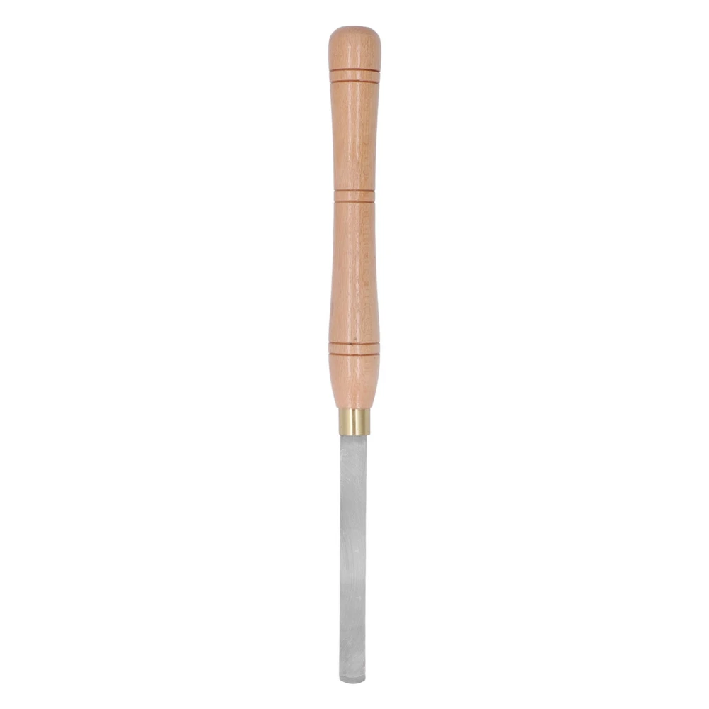 Half Round Turning Tool High Speed Steel Beech Handle Lathe Chisel for Woodworking Carving