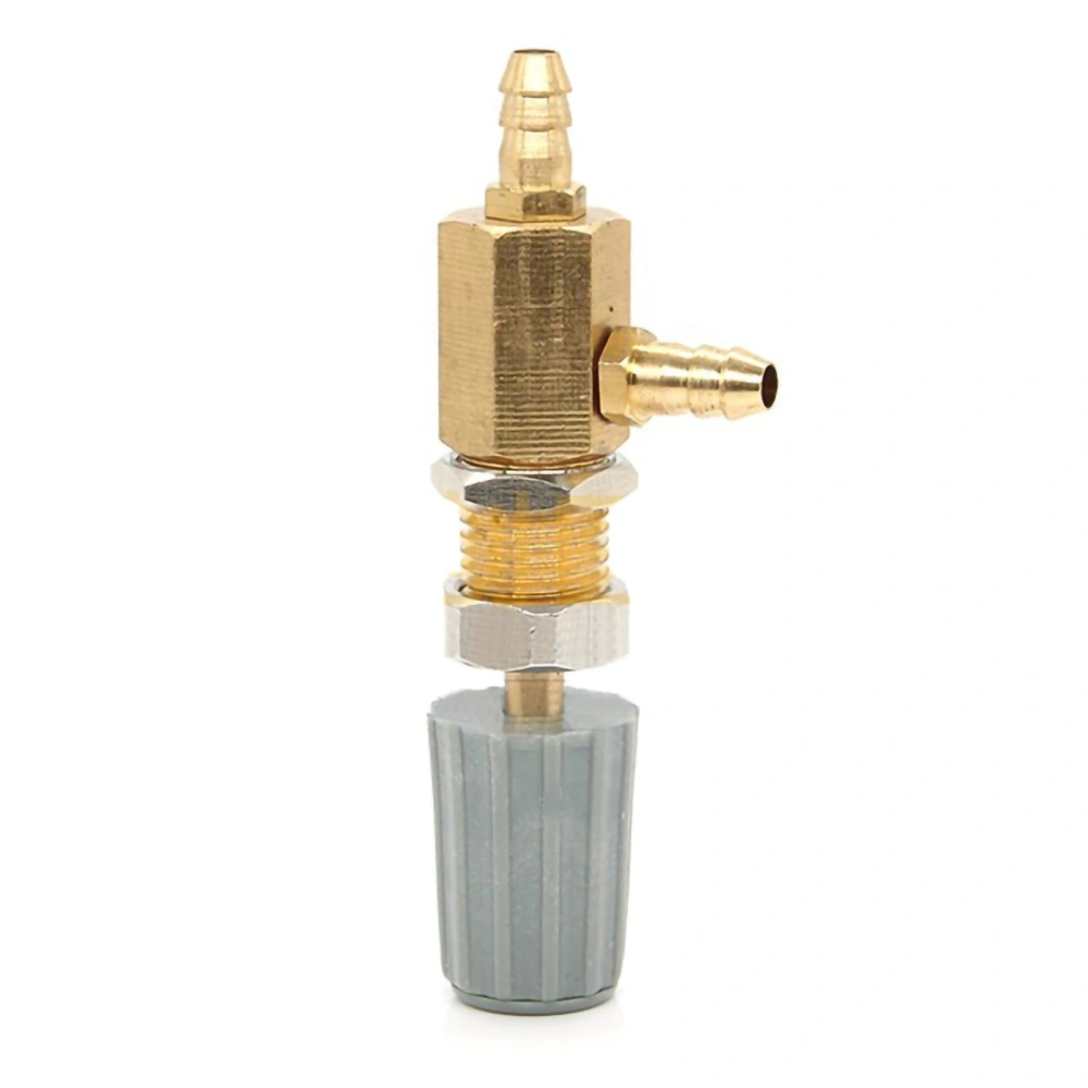 Brass Valve Body Water Regulating Nozzle Dentist Water Fine Tuning Dental Oral MaterialsT Shaped 6x4mm