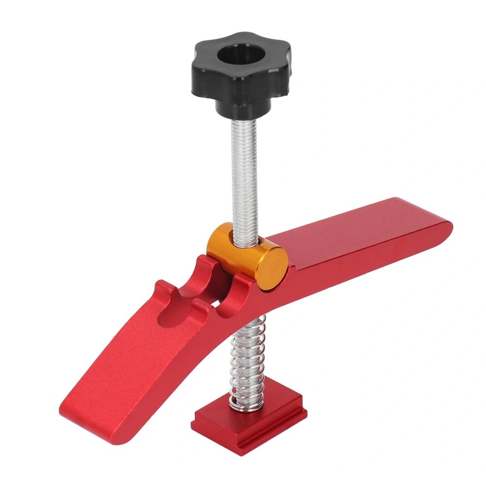 Woodworking T Track Hold Down Clamp Workbench Adjustable Chute Aluminum Alloy Clamp Tool