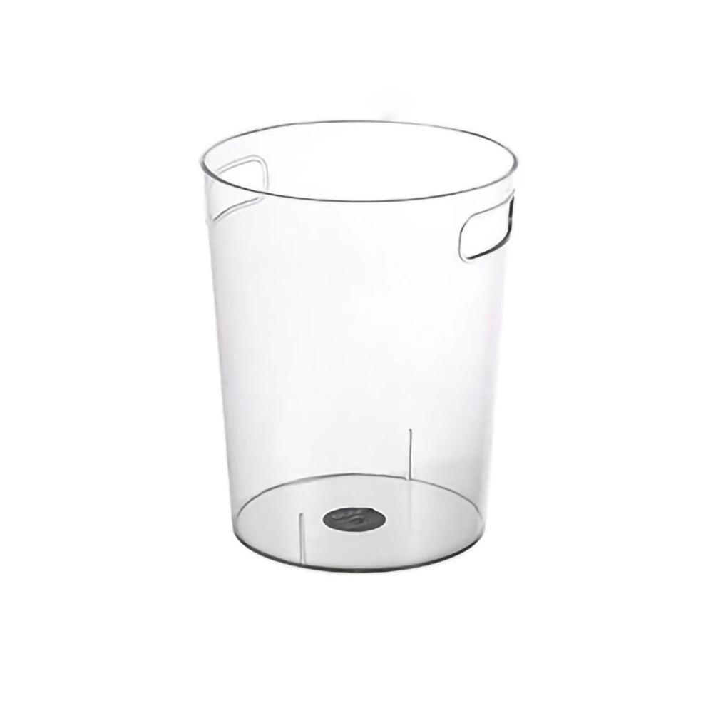 Storage Bucket Desktop Kitchen Living Room Bedroom Trash Can Pressure Resistant PET Transparent Ice Pail Large