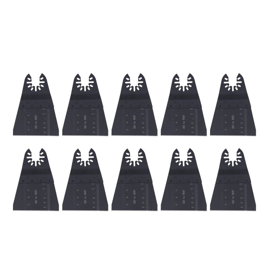 10Pcs Oscillating Tool Blades Universal Saw 65mm Fine Teeth High Carbon Steel Power Hand Tool