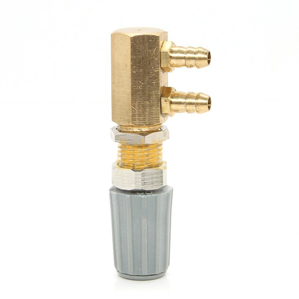 Brass Valve Body Water Regulating Nozzle Dentist Water Fine Tuning Dental Oral MaterialsF Shaped 6x4mm