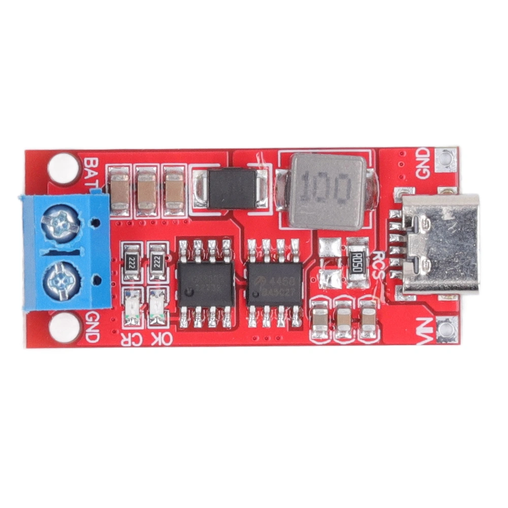 Battery Charger Module 2S Type C to 8.4A Step Up Boost Charging Board for Lithium 2A Input 1.1A Charging Current