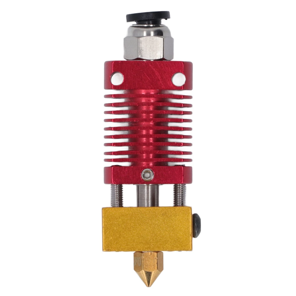 Extruder Printing Head with 0.4mm Nozzle Thread Connection Hotend 3D Printer Accessories Red