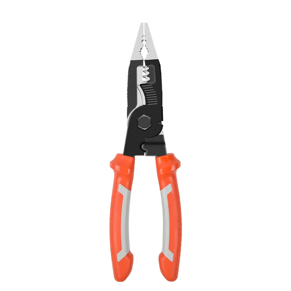 Wire Stripper Cutter Crimper Cable Pliers AWG10‑14 Hand Stripping Crimping Cutting ToolRed