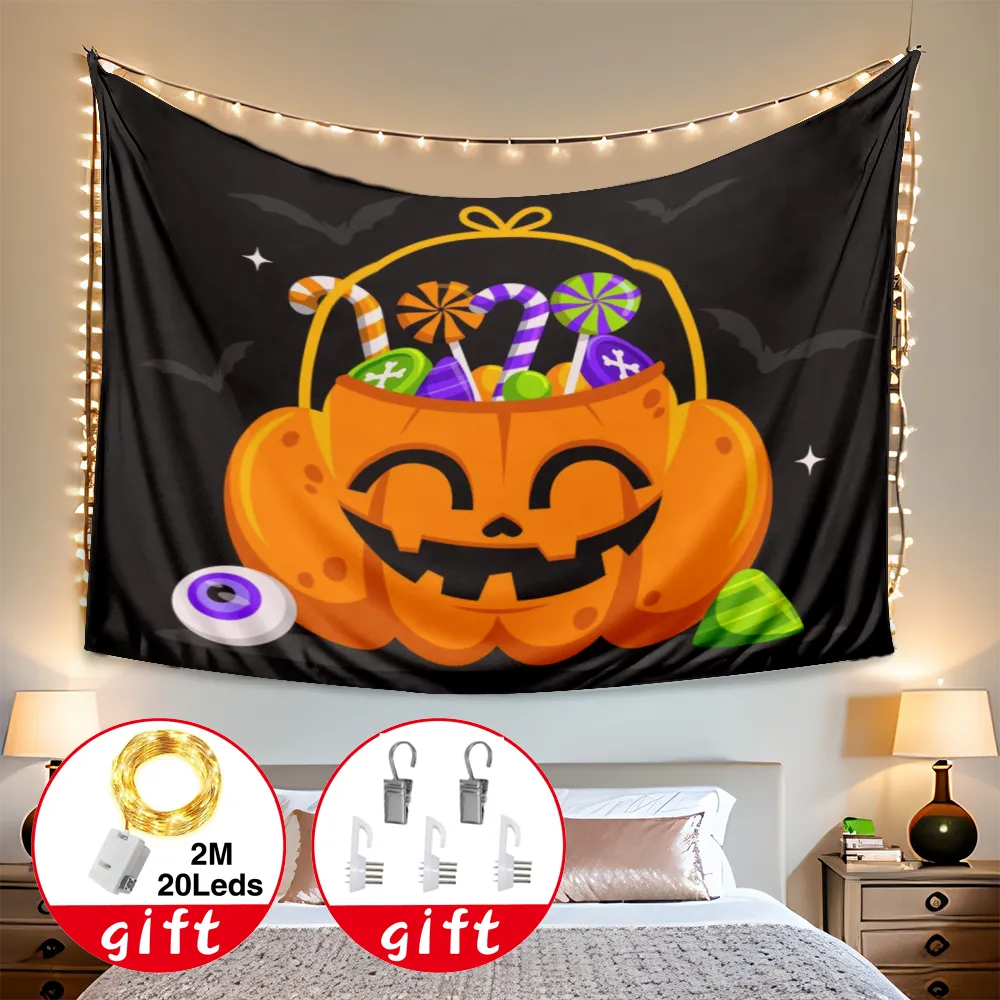 Halloween Tapestry, Ghost Tapestry, for Bedroom Living Room Dorm Home Decor,#292