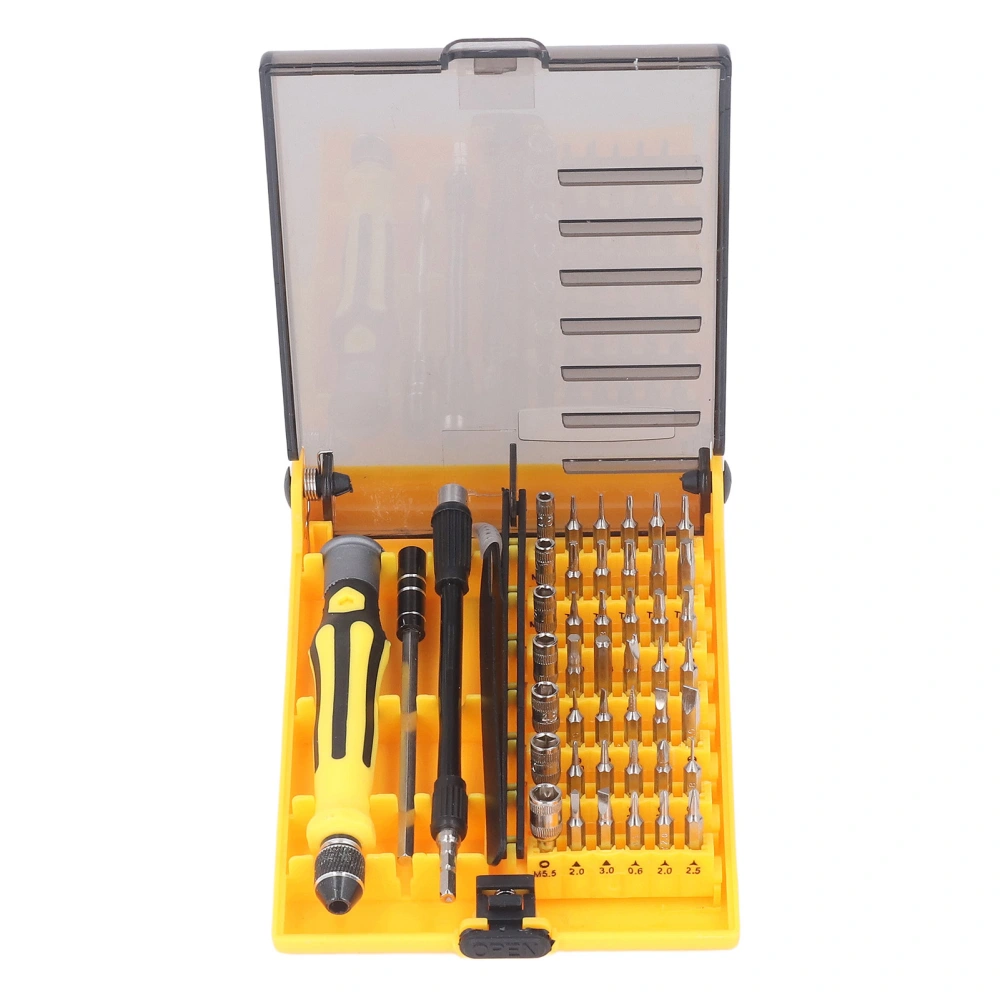 46 in 1 Screwdriver Set Magnetic Driver Bit Assortment Watch Maintenance Electronic Repair Tool Kit