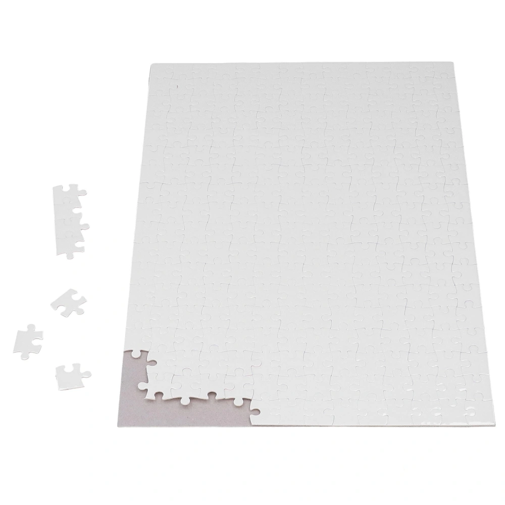 10 Sets DIY Blank Puzzle Heat Press Jigsaw Sublimation Transfer Consumables A3 26x38.5cm 252pcs