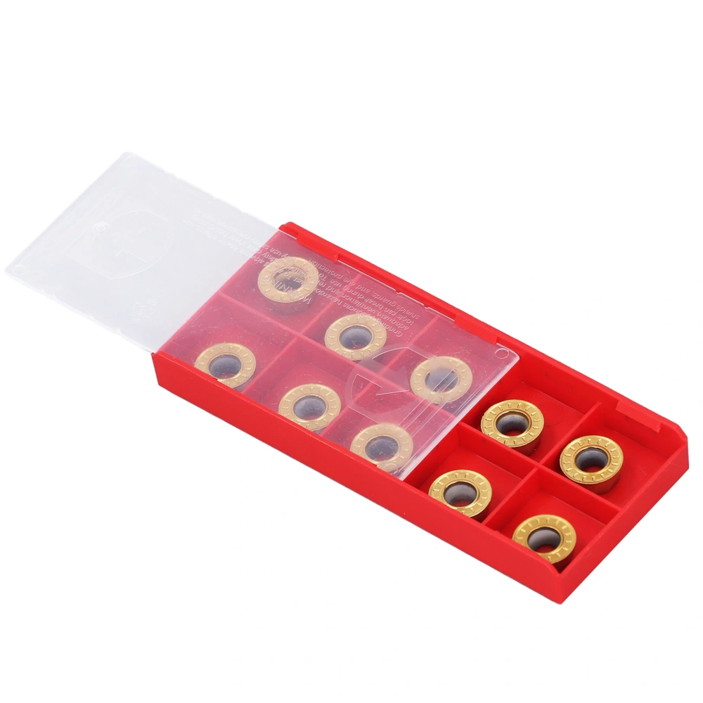 10Pcs Carbide Turning Inserts CNC Milling Machine Indexable for Metal Processing RPMT1204