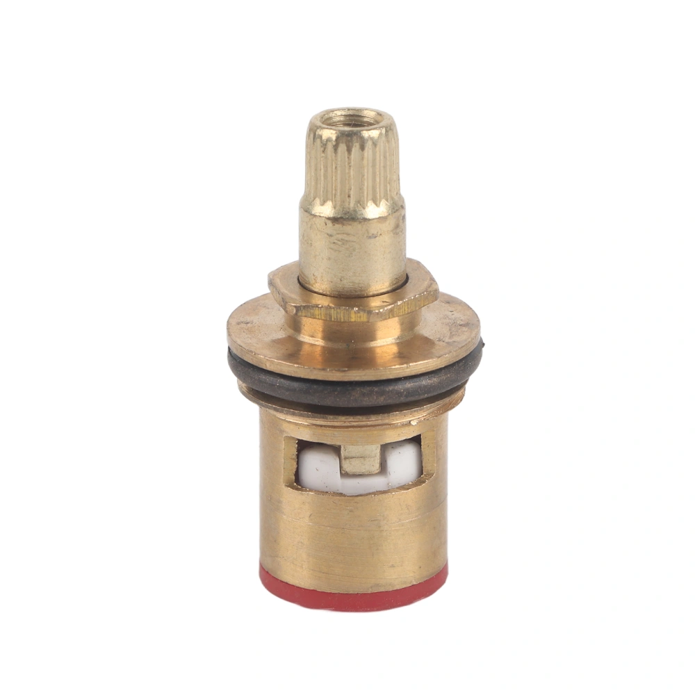 Brass Faucet Valve Core Water Tap Valve Cartridge for Restaurant Kitchen Bathroom Brass Core Iron Stick