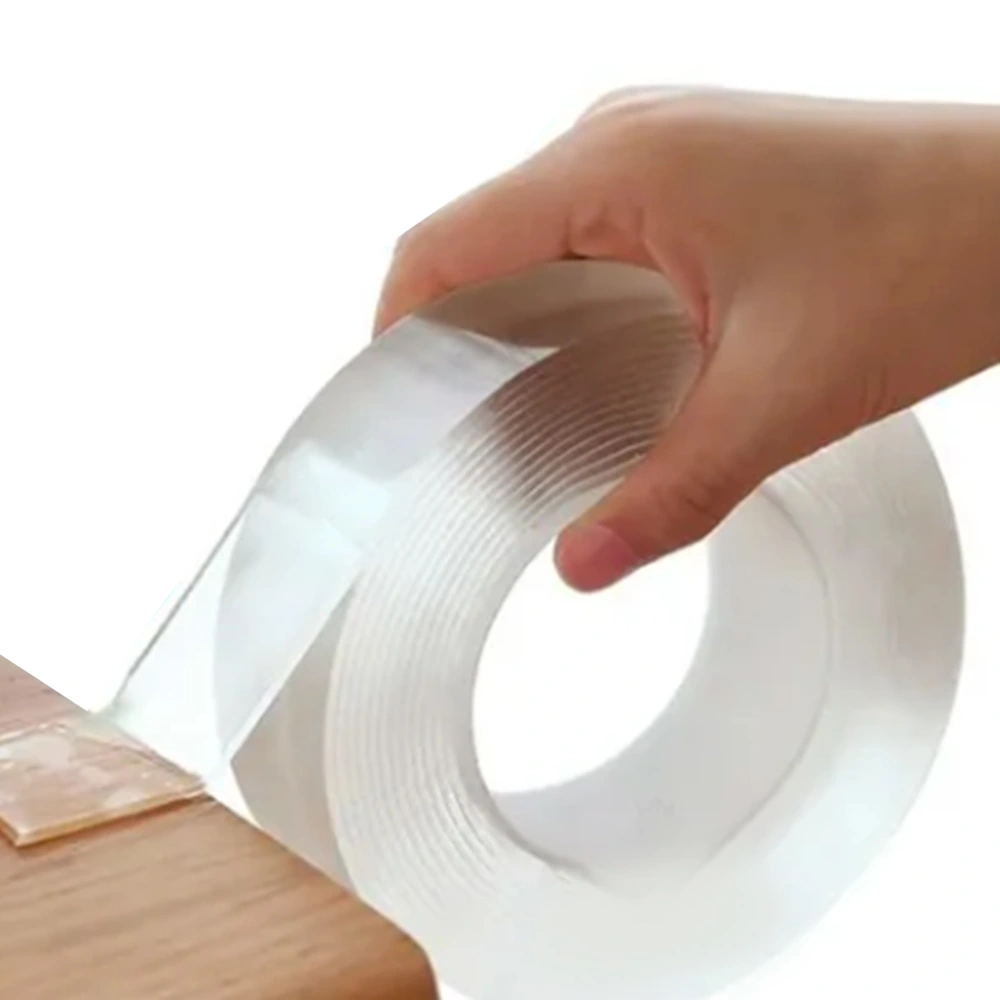 3Pcs Strong Nanometer Double Sided Adhesive Non Marking Waterproof Transparent Acrylic Adhesive Tape 30mm