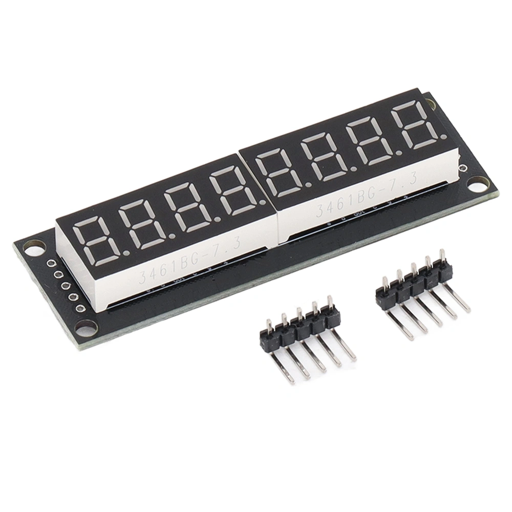 LED Digital Display Tube 0.36in 8 Bit 7 Segment Green Light LED Clock Display Module