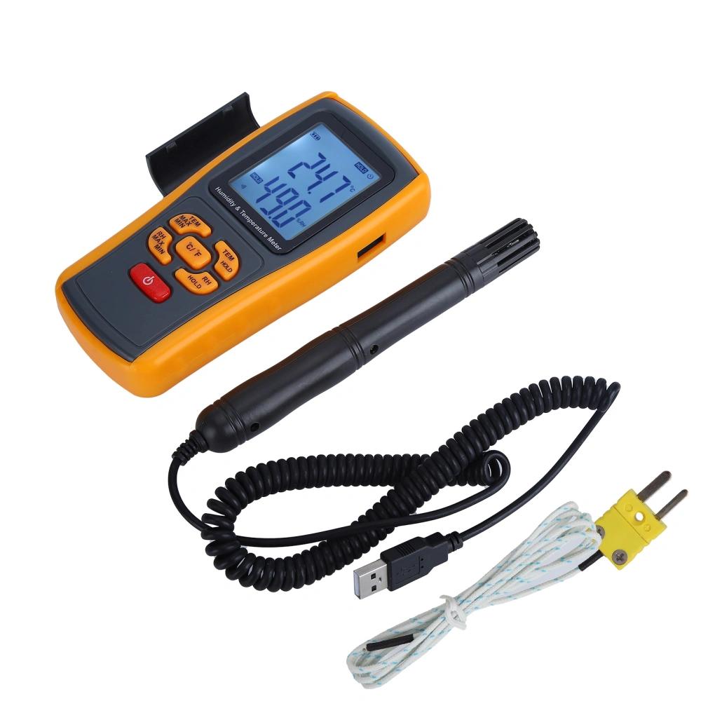 Electronic Thermometer Hygrometer Handheld Temperature Humidity Meter Tester for Industry