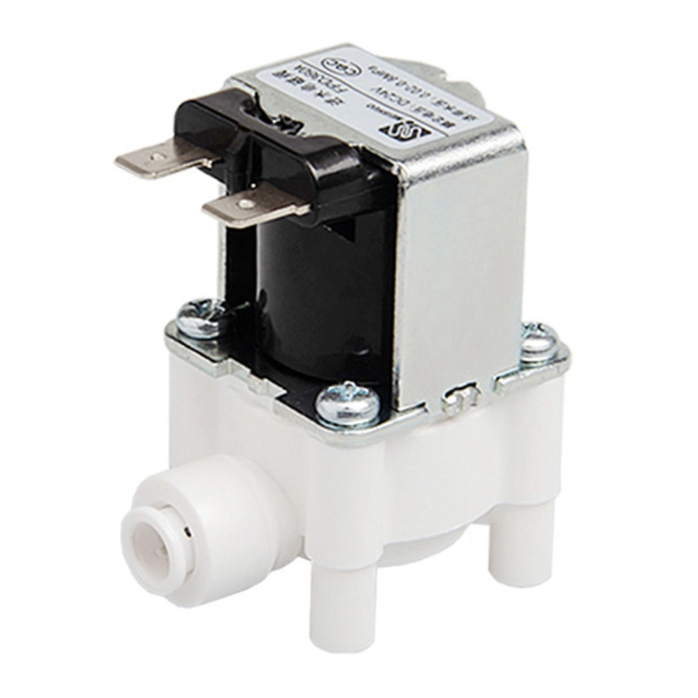 Inlet Solenoid Valve 24V Safe Wear Resistant Water Purifier Solenoid Valve for Home Filters Water Purifiers 3/8in Inlet Solenoid Valve