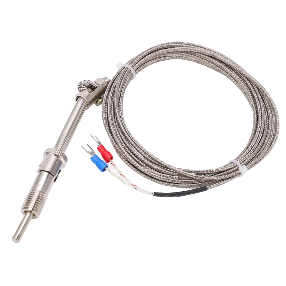 K Type Compression Spring Thermocouple Shielded Thermocouple Wire Probe for Factory4 Meter