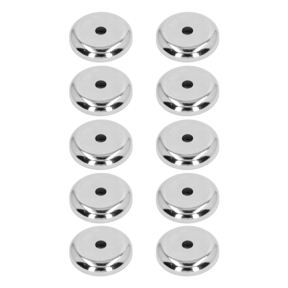 10PCS Disc Magnets with Counterbore Hole Round NdFeB Stainless Steel Magnet A42 35kg