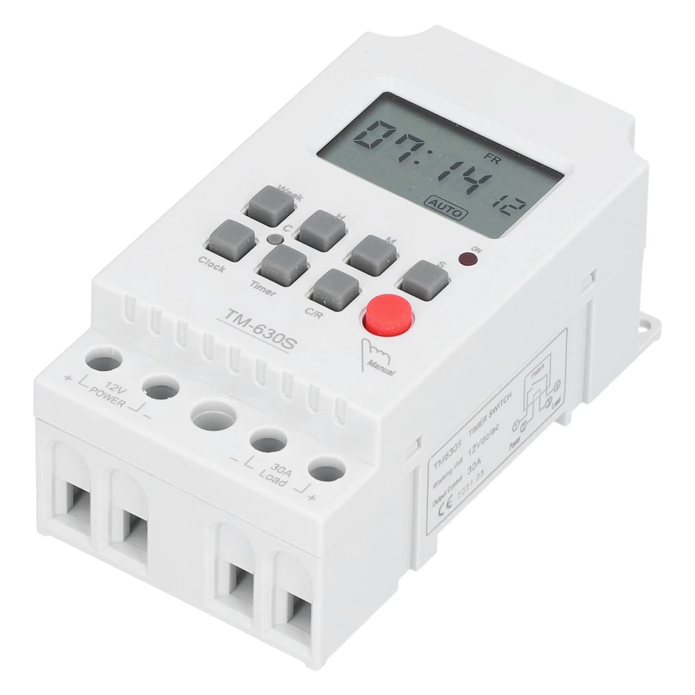 Microcomputer Timer Switch 7‑Day Electronic Accessories with Digital Display for Light Control