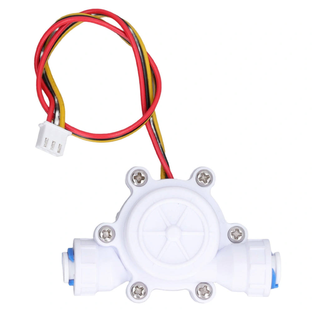 Water Flow Sensor Water Dispenser Flowmeter Barb Interface Hall Sensor 3P Cable DC3.5‑24V