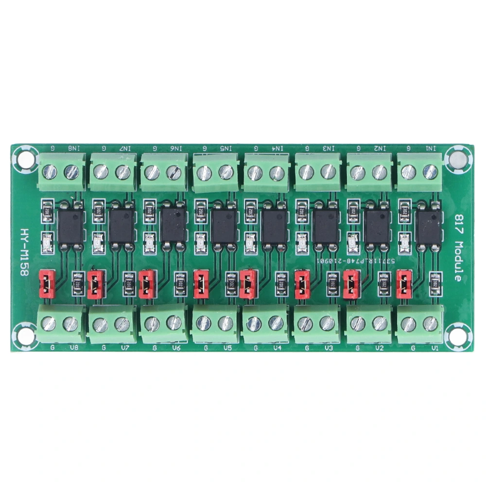 Optocoupler Isolation Board 8 Channel Driver Photoelectric Isolated Module 817 3.6‑30V