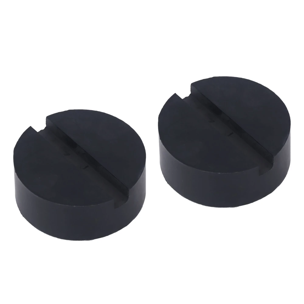 2Pcs Rubber Jack Pad Slotted Adapter Universal for Vehicle Lift Axle Stand Car SUV