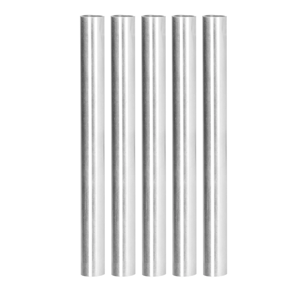 5Pcs Aluminum Tube Straight Hollow Shaft Sleeve Support Pipe Set 150mm 6100‑1214‑0150