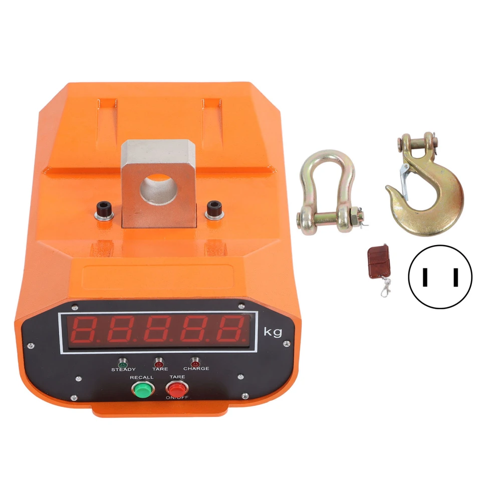 Industrial Crane Scale 3000KG 6600LB High Accuracy Digital Display Industrial Scale with Remote Control 110‑240V US Plug