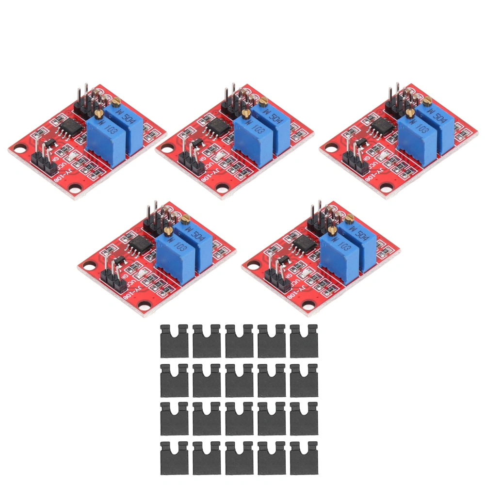 5Pcs NE555 Pulse Module Frequency Duty Cycle Adjustable Module Squares Wave Signal Generator