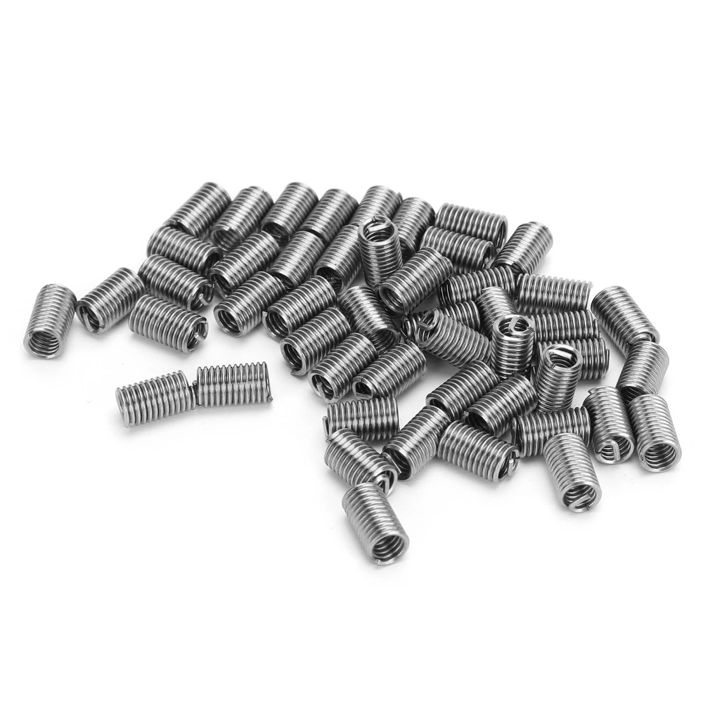 50Pcs Thread Inserts Male Female Reducing Nut Repair Tool Stainless Steel M10‑24x3D