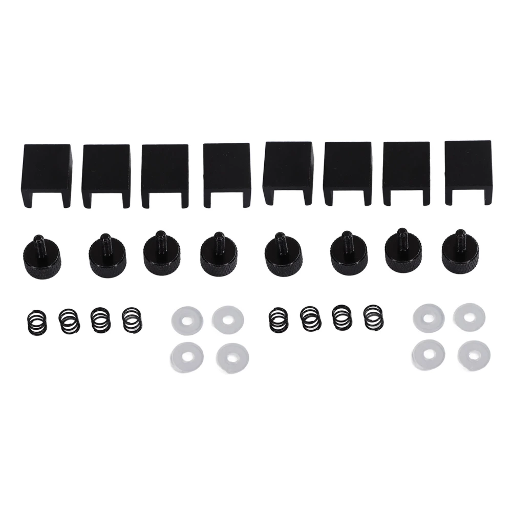 8 Set 3D Printer Glass Clips Adjustable Universal Aluminum Alloy Heat Bed Clip for Ender 3 3 Pro V2 3S 5 Pro