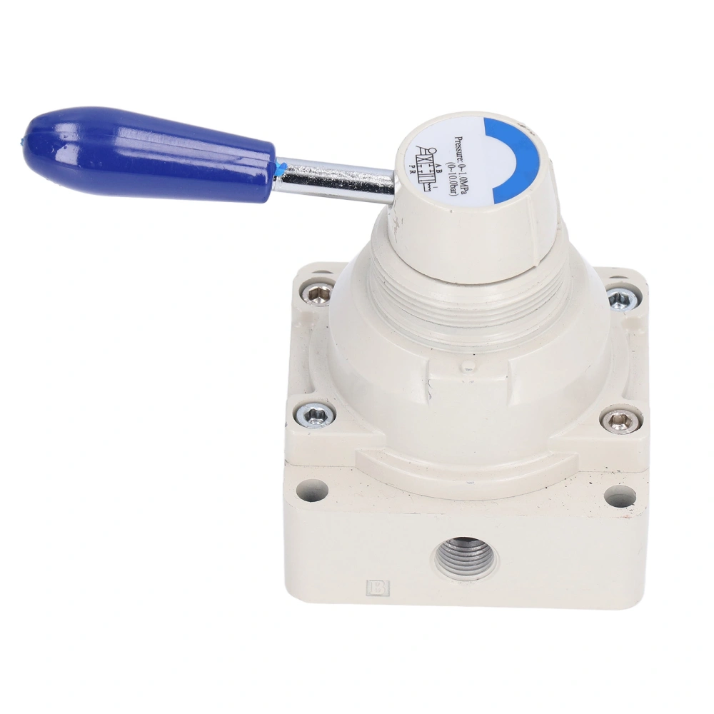 Air Hand Valve Rotary Lever 2 Position 4 Way Pneumatic Flow Control Switch Accessory4HV310-08