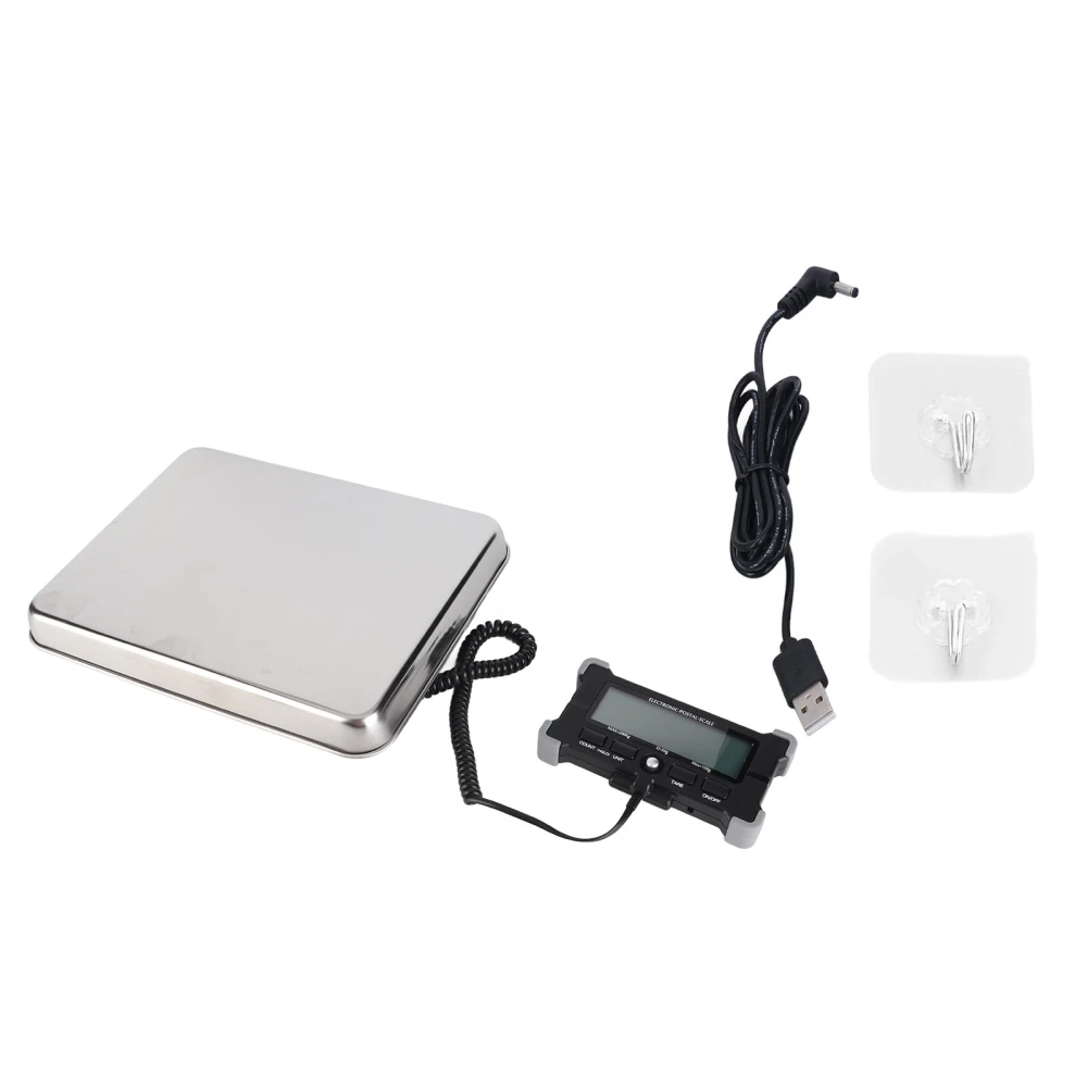 Heavy Duty Postal Scale 0.05kg Accuracy Stainless Steel Platform ABS Base Shipping Scale for Warehouse Factory