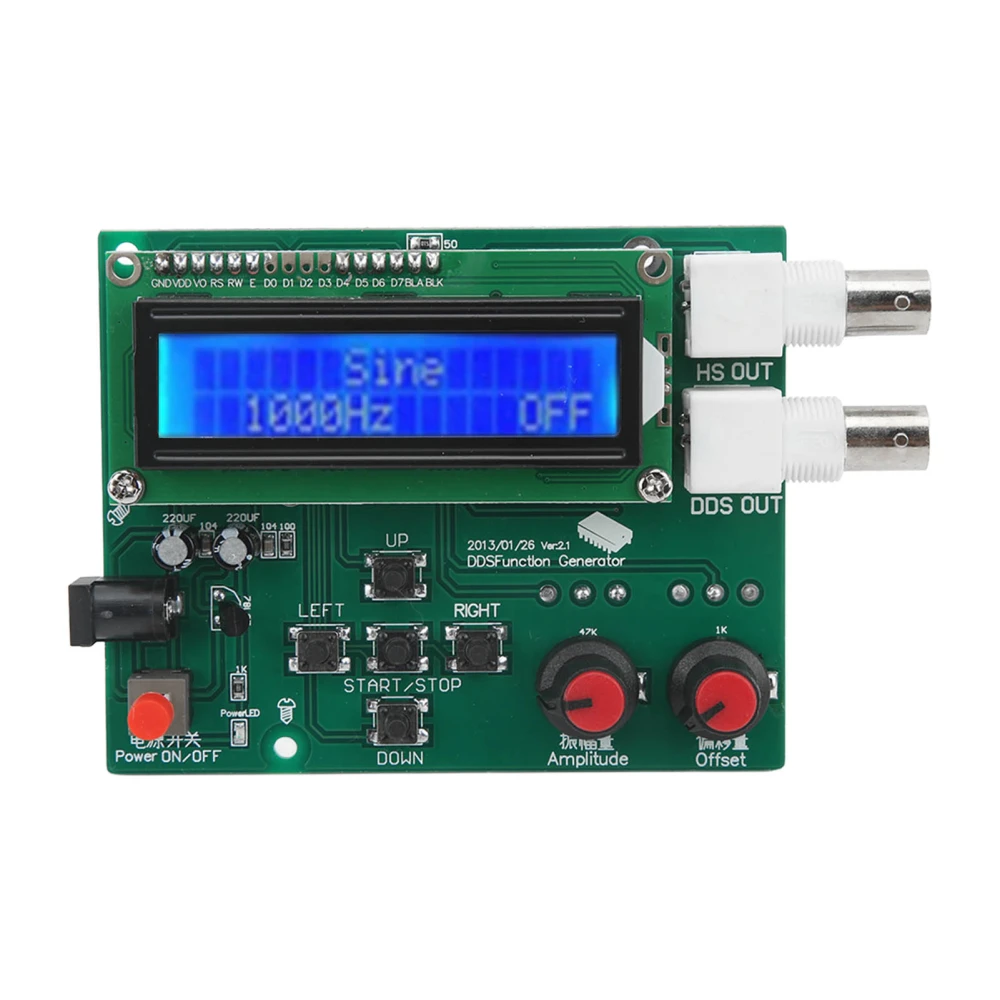 Function Signal Generator Module DDS Functional Source Frequency Meter Counter 1HZ‑65534HZ