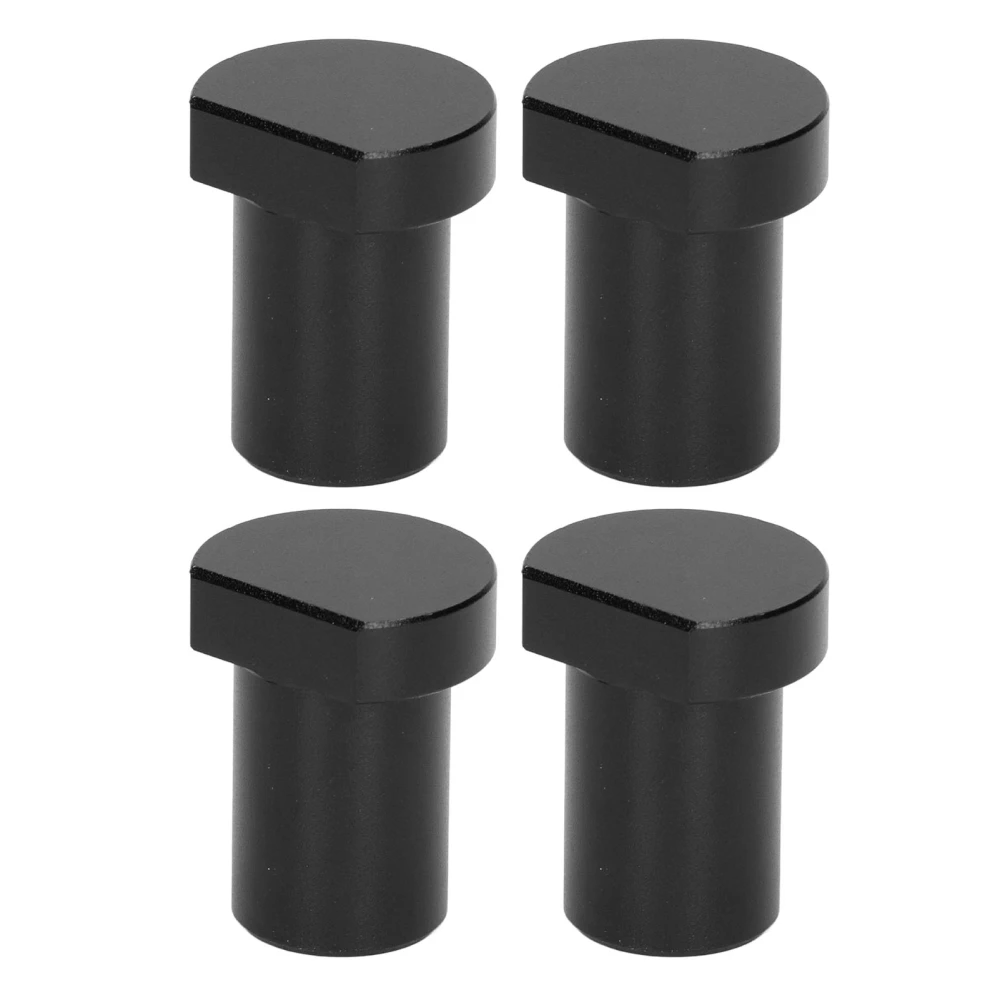 4PCS Woodworking Desktop Limit Blocks Multifunctional Workbench Peg Brake Stops 20mm Diameter Black