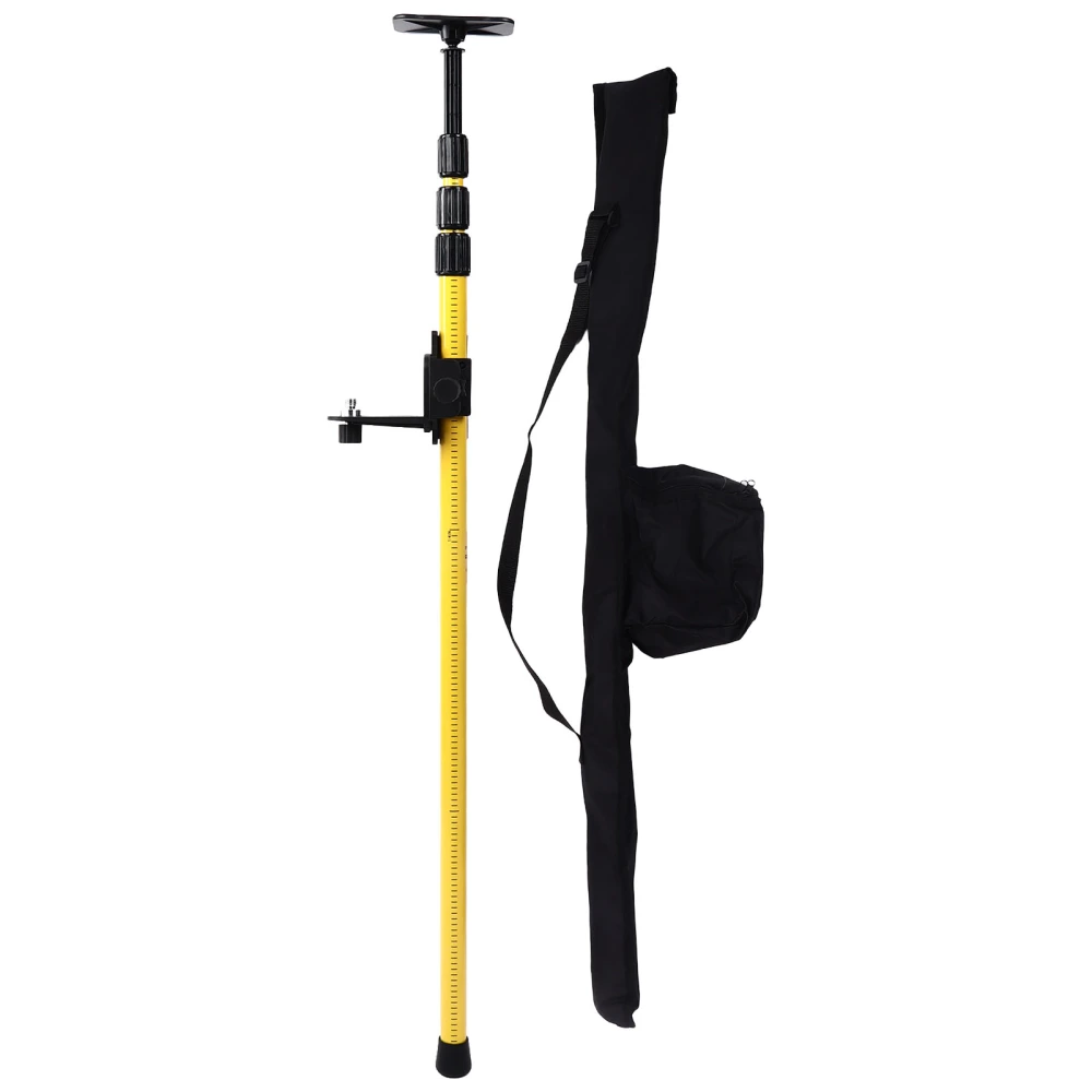 2.8 Meter Laser Leveling Telescoping Pole Adjustable Mounting Pole for Rotary and Line Lasers