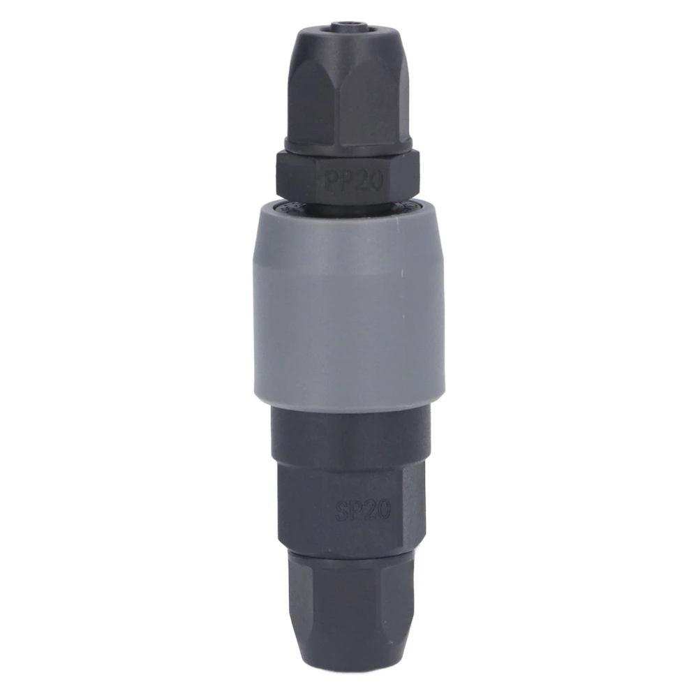 C Type Pneumatic Fittings Plastic Steel Self Locking PU Tube Quick Connector Compressors Accessories(SP20+PP20 8x5mm 1/4in Thread )