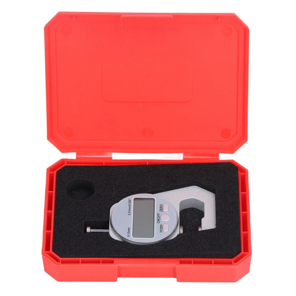 Digital Thickness Gauge 0 to 10mm Auto Power Off System Conversion Button Electronic Thickness Meter