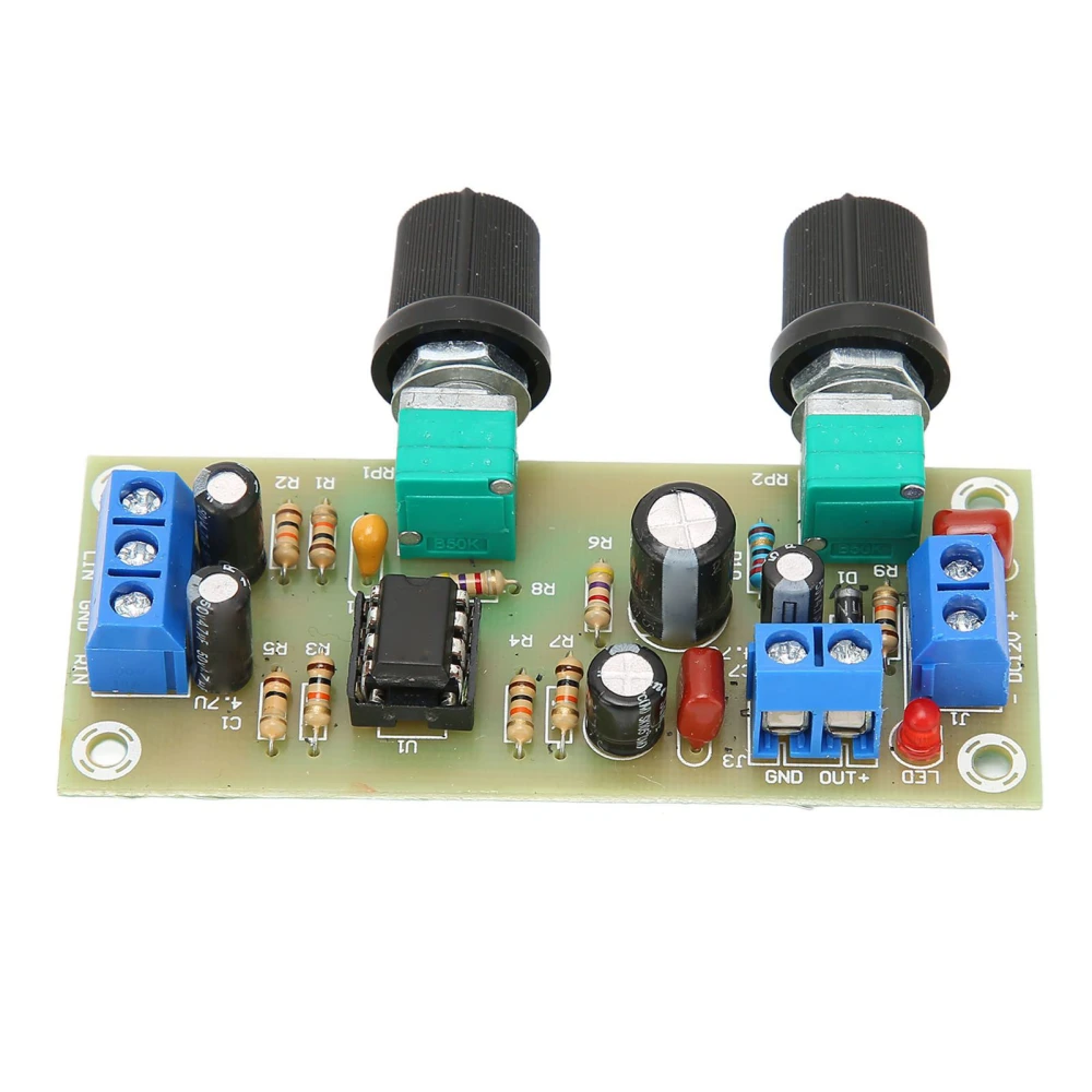 Subwoofer Preamp Board Single Supply Low Pass Filter Boards with LED Indicators DC10‑24V