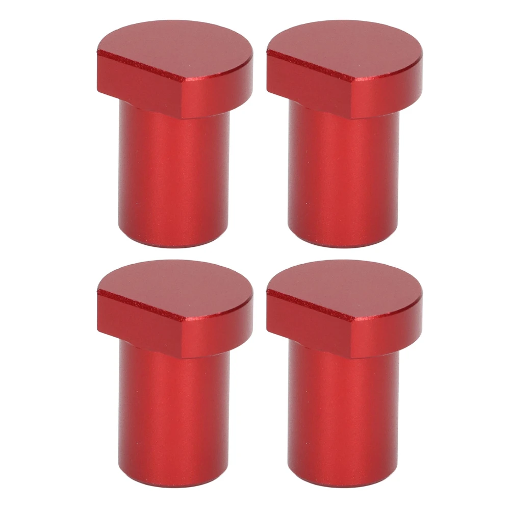 4PCS Woodworking Desktop Limit Blocks Multifunctional Workbench Peg Brake Stops 20mm Diameter Red