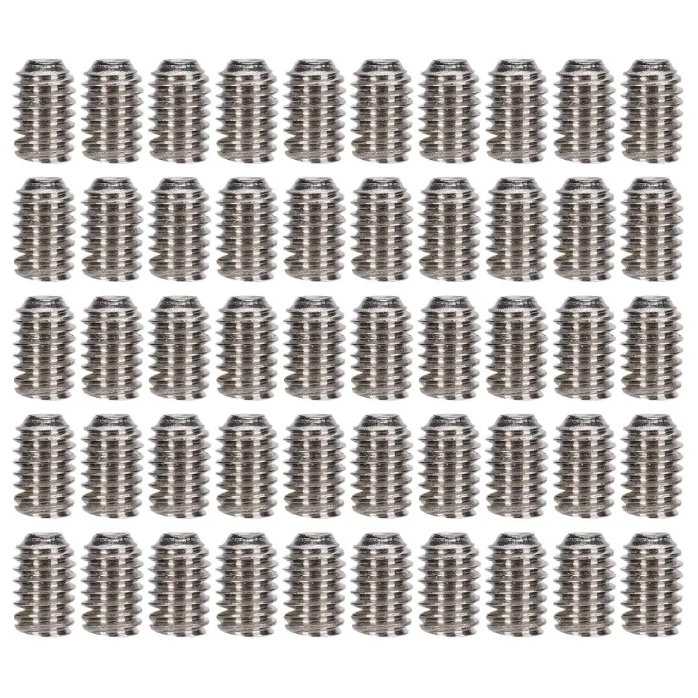 50Pcs Set Screw A2‑70 Stainless Steel Grub Screws Assortment Kit Hardware Fasteners SetM2.5x4