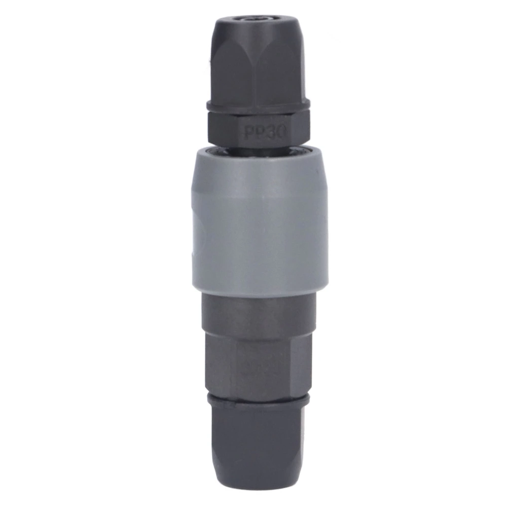 C Type Pneumatic Fittings Plastic Steel Self Locking PU Tube Quick Connector Compressors Accessories(SP30+PP30 10x6.5mm 3/8in Thread )