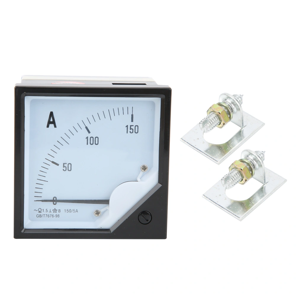 6L2 150A/5A AC Pointer Ammeter Analog Panel Current Meter Needle Panel Ampere Meter