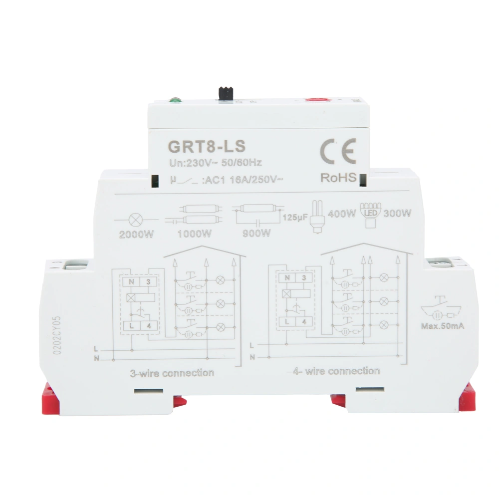 Time Relay Delay Staircase Switch Type Power Distribution Control Equipment GRT8‑LS AC230V