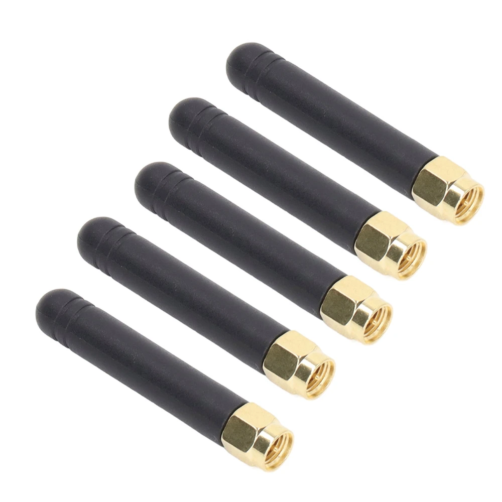 5Pcs Omnidirectional Antenna Waterproof High Gain Glue Stick Straight SMA Male for Router 433