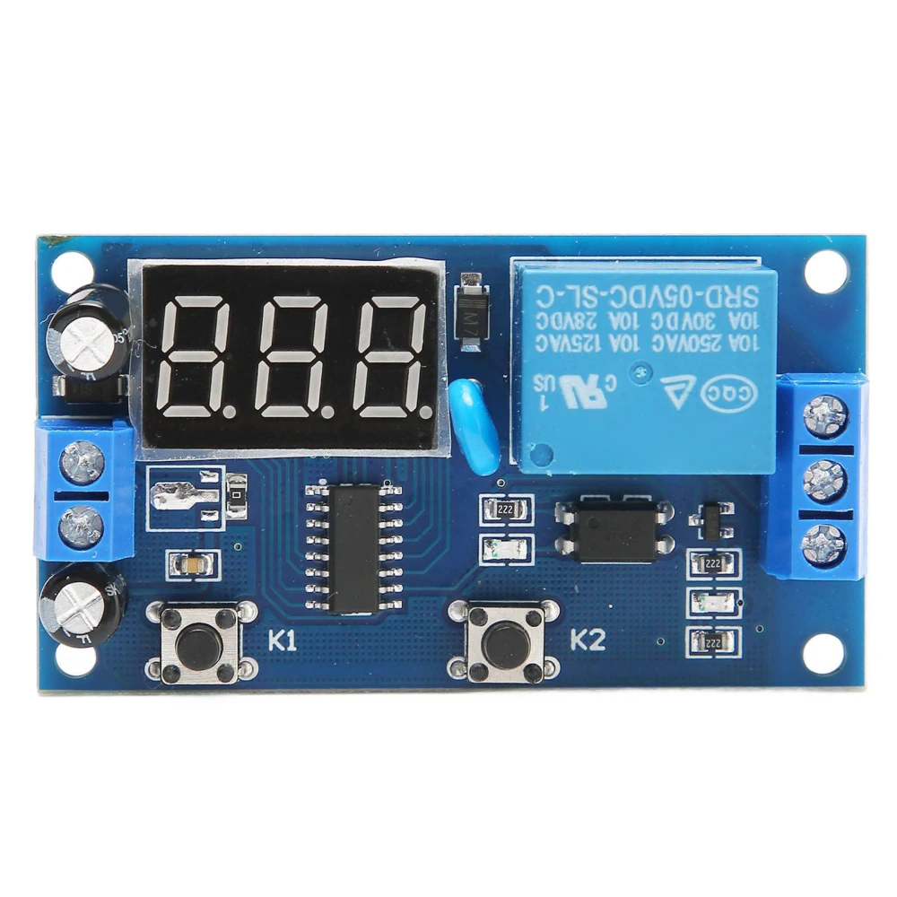 Trigger Delay Time Module Switch Control Relay Cycle Timer with Digital LED Display DC 5V