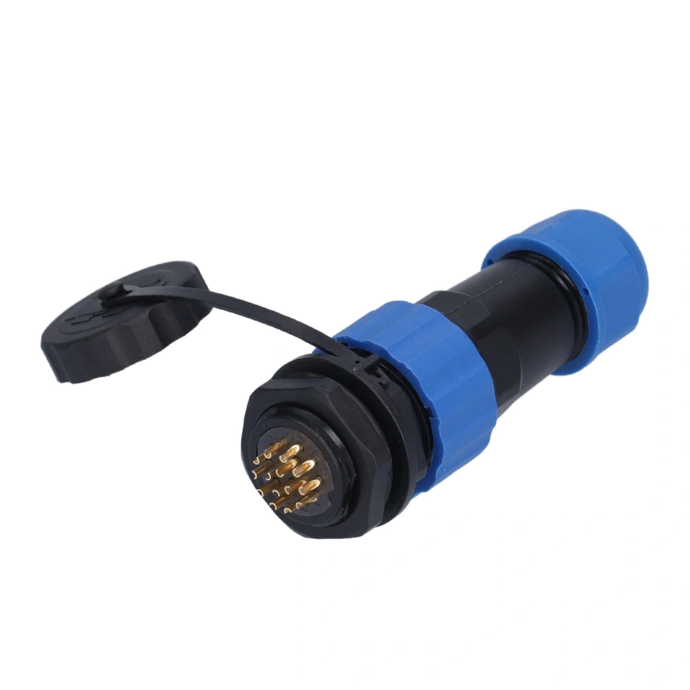 Aviation Plug Socket IP68 Waterproof Connector Rear Nut Male Female Butt Terminal 250V 5A SP2014 Pin