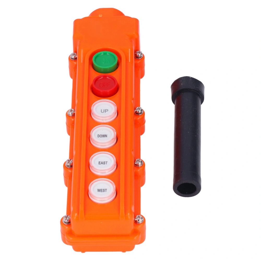 Crane Controller Hoist Remote Control Station Push Button Switch 6 Ways COB‑62A /500V