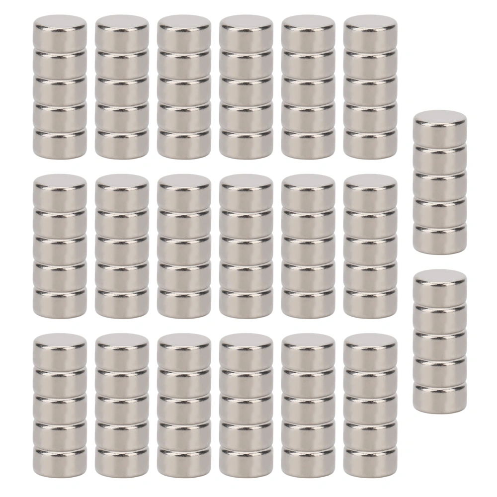 100PCS Super Strong Neodymium Magnets Mini Size Round Shape Industrial Magnets for Billboard 8 X 4mm / 0.3 X 0.16in